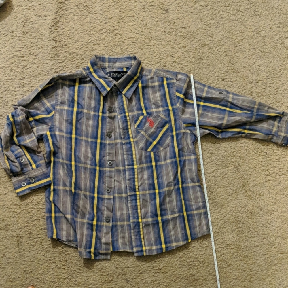 U.S. POLO Long Sleeve Button Up